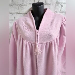 Granny Fairset Pink Zip-Up Housecoat/Robe